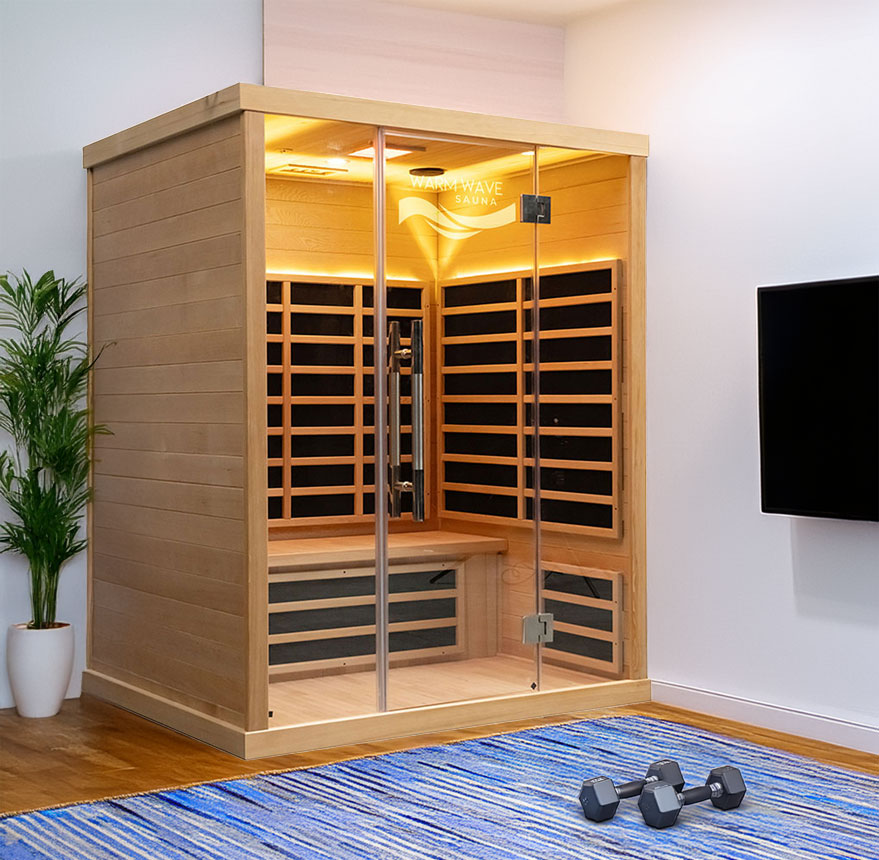 Warm Wave Oasis Infrared Sauna Inside